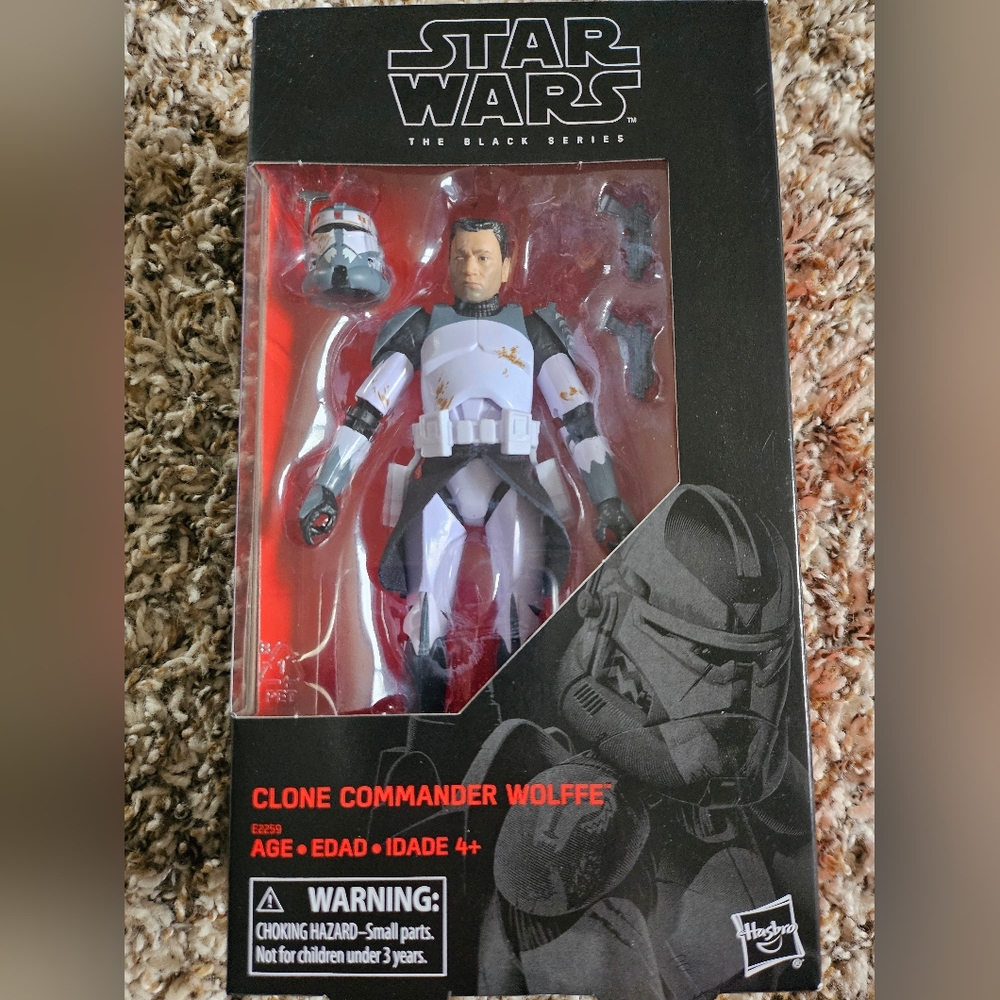 Star Wars Black Series Clone Commander Wolffe Action Figure [6 Inch]